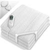 sinnlein Sottocoperta Elettrica Termica 150 x 80 cm con Spegnimento Automatico | Coperta Riscaldante con 3 livelli di Temperatura | Copertina Riscaldata per il Letto