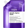 L'oreal serie expert keratin alpha sleek shampoo refill - shampoo disciplinante anticrespo