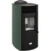 Stufe A Pellet Italia Siberia Aria New 18 kW Canalizzata Colore: Verde