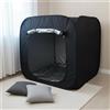 Tenda Nera Oscurante Uso Interno Recinto Gioco con Apertura con Portatile