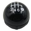 SAUANMNKTP Pomello Cambio Per Fiat 500 S 500S 2013-2020 Pomello Del Cambio Leva Manuale Maniglia In Plastica 6 Velocità Retromarcia Manopola(Black)