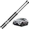 WateryWave 2X Ammortizzatori Posteriori per Toyota C-HR 2016 e successivamente | Molle a Gas Portellone Posteriore Acciaio al Carbonio Ammortizzatori Cofano per #68950-F4050,689500WF7100, 689500WF8100