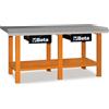 BETA UTENSILI Banco da lavoro in acciaio BETA C56 O arancione 200x93x64 cm