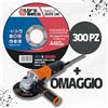 Abra Beta dischi da taglio A46Q Twincut Silver 300pz + smerigliatrice 750W omaggio - ø mm 115x1,6
