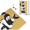 Fabulous Puzzle classico 1000 pezzi Banksy Bomb Hugger Bomb Girl Street Art Graffiti
