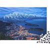 QKZJXNHPWR Vista Lago Montagna Puzzle 1000 Pezzi Carta per Adulti Notte Skyline Gioco di Puzzle 1000 Pezzi Relax Famiglia Arredo Casa 38x26cm/1000pcs