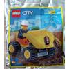 Blue Ocean LEGO City Worker con camion ribaltabile Foil Pack Set 952204 (insaccato)