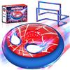 Lubolee Pallone da Calcio con 2 Porta da Calcio per Bambini, Hover Palla da Calcio con Occhi Luminosi, Giochi Bambino 4 5 6 7 8 9 10 Anni Maschio, Giocattoli Gioco Regalo Bambino 3-12 Anni