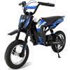 RCB R9X Motocicletta elettrica per bambini, Pneumatici da 12 pollici, Portata Max. 17 km, Motore potente, 3 modalità 8/12/25KMH, Batteria da 5,2 Ah,Moto da cross per bambini