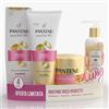 Pantene Pro-V Ricci Perfetti, Set Regalo Capelli Ricci: 1x Shampoo 250ml, 1x Balsamo 200ml, 1x Maschera Protezione Cheratina 300ml, 1x Crema Styling 235m
