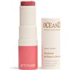 ATTITUDE Oceanly Sheer Lip Gloss Stick, EWG Verified, Titanium Dioxide-Free, Vegan Makeup & Beauty, Plastic-Free, Happy Berry, 3.4 grams