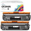 Q-image 44A CF244A Toner per HP 44A CF244A per HP Laserjet Pro MFP M28w M28a M15w M15a (2 Nero)
