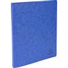 Exacompta - 54252E - 1 Raccoglitore in Cartoncino Lustré 355 g/mq - 2 Anelli Tondi da 15 mm - Dorso 20 mm - F.to Esterno 25x32 cm per A4 - Colore Blu