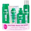 Sunsilk Kit Ricci da Sogno Shampoo 250ml, Maschera 1 Minute WOW 180ml, Crema Districante 200ml e Mousse 200ml, Trattamento Anticrespo per Capelli Ricci Definiti, Elastici e Morbidi a Lunga Tenuta