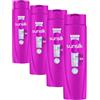 Sunsilk, Shampoo Liscio Perfetto 2in1, Shampoo e Balsamo per Capelli Lisci e Disciplinati, Formula Arricchita con Liss-Align Complex con Biotina, Olio di Argan e Vitamina C, 250ml (Confezione da 4)