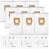 LemonRunRun (12 pezzi) Guard L1/S1 di ricambio 9 sacchetti per la polvere + 3 filtri di scarico AirClean compatibili con aspirapolvere Miele Guard L1/Guard S1, sacchetto per aspirapolvere Pure TU, sacchetto