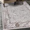 Mazovia Tappeto Salotto Vintage Orientale Pelo Corto - Classico Tappeti Soggiorno Originali - Tappeti Camera da Letto - Tappeto con Frange - Tappeti Salotto Beige 300x400cm