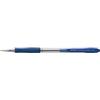Pilot BPGP-10R-F Supergrip blu Penna a sfera a scatto da 0.7 mm (confezione da 12 pezzi)