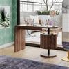 Vicco Tavolino da toilette Lara, Rovere rustico, 120 cm con 2 cassetti, Ampia superficie del tavolo per trucco, gioielli e accessori per lo styling