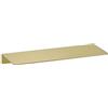 TRUSTMI Mensola sospesa da parete, in acciaio inox SUS304, color oro spazzolato, per bagno, cucina, camera da letto, decorazione per la casa, (30,5 x 10,2 cm), ottone spazzolato