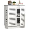 SFJATTA Mobiletto Portaoggetti Per Router WiFi, Multifunzionale Organizer La Gestione Dei Cavi, Immagazzinaggio Nascondi,elevata Capacità Di Carico, Per Casa E Ufficio(White,50 * 25 * 70cm)