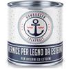 Hamburger Lack-Profi vernice poliuretanica per legno opaco verde muschio RAL 6005 verde pittura per esterno di alta qualità vernice per legno - rinforzata con PU, resistente ai raggi UV e alle intemperie - (1 L) Hamburger