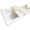 Forte Box doccia saloon 80x80 AP. 80 CM H 185 in Acrilico mod. Delta Duo