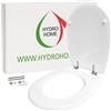 HYDRO HOME HYDROHOME Copriwater compatibile con Cesame serie Aretusa Come Originale, Tavoletta Wc In Legno Rivestito in Poliestere Con Cerniere Regolabili fissaggio dal basso, Asse Wc. Made in Italy