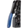VulTech CRI-TP1 Crimpatrice spelacavi per connettori RJ45 (LAN/Ethernet) e RJ11 (cavo telefonico) funzioni taglio, pressatura e spellatura, Compatibilità 8P8C 6P6C 6P4C Cat7 Cat6a Cat6 Cat5e Cat5