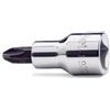 Beta 920PH 1 - Chiavi a bussola a giravite per viti con impronta a croce Phillips con attacco quadro 1/2 cromate - inserti bruniti