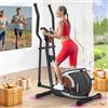 Neezee Ellittiche Magnetico, Ultra Silenziosa Ellittica Professionale Per Casa Supporto Bluetooth Fitness APP, Con 16 Livelli di Resistenza Regolabile, Monitor LCD