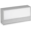 V-TAC Lampada LED da Parete 9W, 400Lm Luce Soffusa Doppio Fascio Up/Down 110° Rettangolare Esterno Ip65, Bianco Naturale, 4000K
