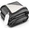 sinnlein® Coperta Elettrica 200x180cm con spegnimento automatico | 9 Livelli di Riscaldamento, Timer, Riscaldamento Rapido, Per Divano, Letto