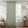MRTREES Tenda Verde Salvia 1 Pezzo 300x240 cm, Tenda Lino con Passanti Semitrasparente Morbida Naturale Elegante per Salotto Camera da Letto Comedor Moderna Casa Interni