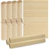 MIJOMA Set di 4 tovagliette in bambù, 30 x 45 cm, robuste, facili da pulire e arrotolabili (colore naturale)