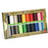 Gütermann creativ Set filo da cucito rPET con 20 bobine Cucitutto 100 m in 100% da poliestere riciclato nei diversi colori