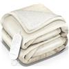sinnlein® Coperta Elettrica 200x180cm con spegnimento automatico | 9 Livelli di Riscaldamento, Timer, Riscaldamento Rapido, Per Divano, Letto