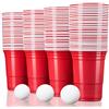 TRESKO® Bicchieri di plastica usa e getta per feste | stile americano | ideali per beer pong | 470 ml | confezione da 250 pezzi