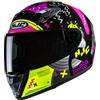 HJC Casco Bambino Y10 MIKA Viola Giallo HJC