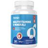 animigo Vitamine Gatto con Minerali in 365 Compresse, 220mg per Dose Giornaliera, Vitamine Sistema Immunitario A, B, C, D3, E per Raffreddore Gatto con Calcio, Ferro, Zinco, Rame, per Tutte le Razze e Età