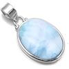 Silver Palace Ciondoli Larimar Naturali in Argento Sterling 925 per Donna e Ragazza