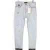 SCOTCH & SODA Dean Jeans Uomo W32/L32 Loose Tapered Fit Blu Dipinto Distressed