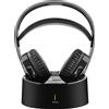 Geemarc, Cuffie TV per anziani CL7500 audio amplificato confortevoli, Nero