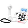 Geemarc Telefono Senior Amplificato 40dB con SOS Compatibile Auditivo e Trascrizione
