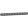 Adam Hall 19 Parts 872225 - Pannello rack a U 19" 1 U, con scarico della trazione per 16 prese