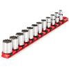 TEKTON Set di chiavi a bussola a 12 punte da 3/8, 12 pezzi (8-19 mm) | SHD91104