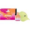 adidas, Cofanetto Regalo Vibes Get Comfy, Eau de Parfum 100 ml e Cappellino adidas Giallo con Visiera