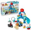 LEGO DUPLO Marvel Webquarters del Team Spidey - Gioco Didattico da Supereroi con 3 Personaggi e Moto Giocattolo - Regalo per Bambini da 2 Anni in su Fan di Spidey e i Suoi Fantastici Amici - 10464