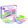 Sentosphère - Macramé Perle & Fiori - Cofanetto creativo per bambini dagli 8 anni - Crea 14 braccialetti colorati con fili macramè e perle dorate per un look unico e personalizzato - 80003