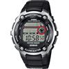 Casio WV200A-1AV da uomo, Nero, Adult, Striscia
